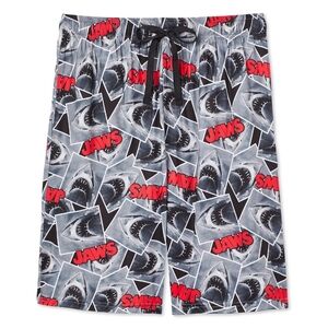 Jaws Universal Studios Graphic Men's Shorts Horror Fan Size M New Retro Pop